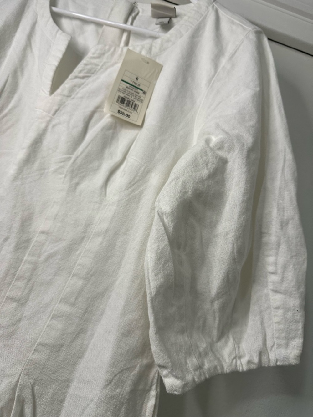 A New Day A-Line Mini White Dress - Picture 5 of 7